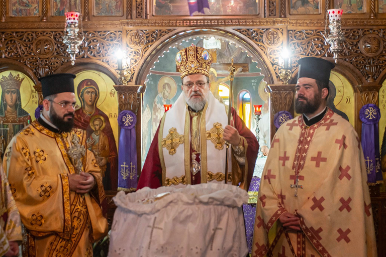 Ο-Μεσσηνίας-Χρυσόστομος-στην-Αγία-Βαρβάρα-Καλαμάτας