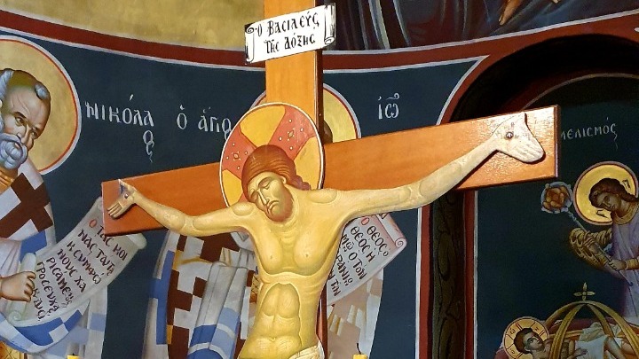 Ο-Εσταυρωμένος-του-Φώτη-Κόντογλου,-μια-εικόνα-ευλάβειας-και-πίστης-στην-παλιά-πόλη-της-Ξάνθης