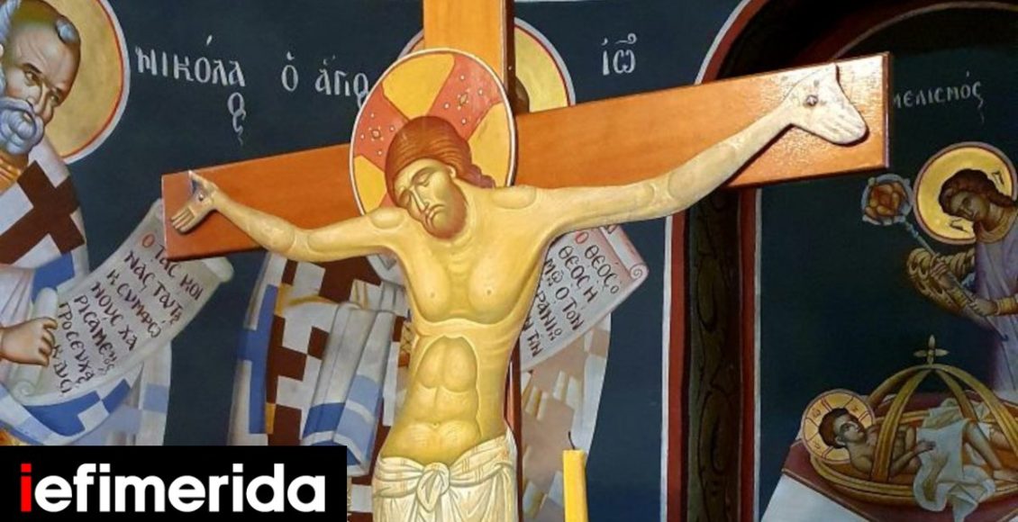 Ο-Εσταυρωμένος-Ιησούς-που-φιλοτέχνησε-ο-Φώτης-Κόντογλου-Η-ιστορία-της-εικόνας,-πού-βρίσκεται