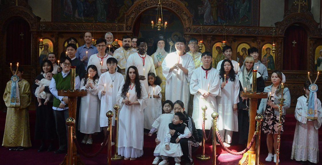 Βαπτίσεις-κατηχουμένων-στην-Ιερά-Μητρόπολη-Κορέας