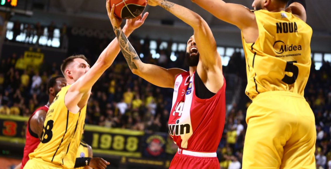 basket-league:-Κλείνει-η-αυλαία-της-αγωνιστικής-με-Ολυμπιακός-–-Άρης-και-Πανιώνιος-ΑΕΚ