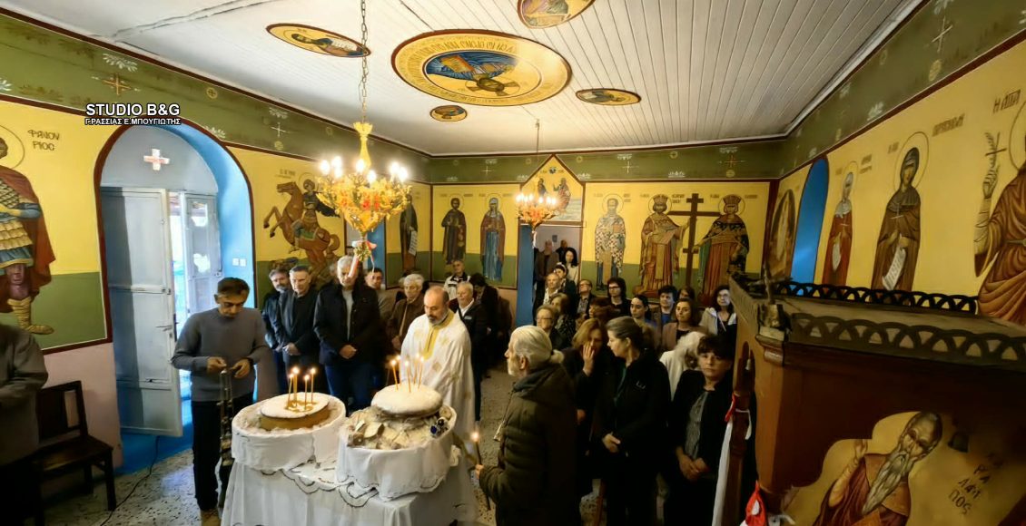 Με-κάθε-λαμπρότητα-το-τοπικό-διαμέρισμα-των-Λευκακίων-Ναυπλίου,-τιμά-των-Άγιο-Θωμά