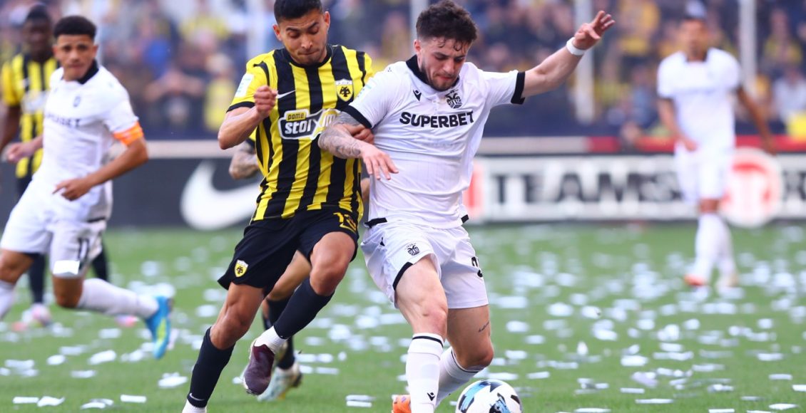 ΑΕΚ-–-ΠΑΟΚ:-1-0-στο-36′-με-αυτογκόλ-του-Κεντζιόρα