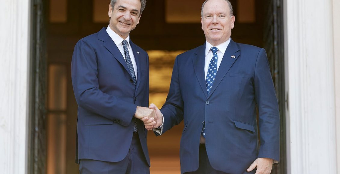 Συνάντηση-του-Κυριάκου-Μητσοτάκη-με-τον-πρίγκιπα-Αλβέρτο-του-Μονακό-–-Τι-συζήτησαν