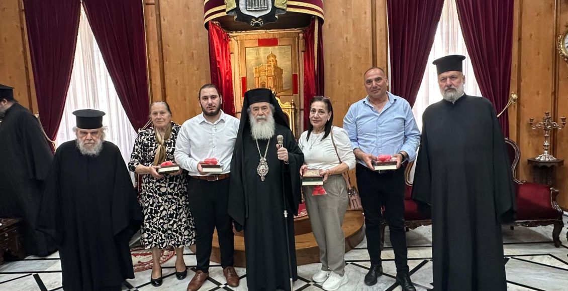 Διαδοχικές-επισκέψεις-και-Πασχάλιες-ευχές-στον-Πατριάρχη-Ιεροσολύμων