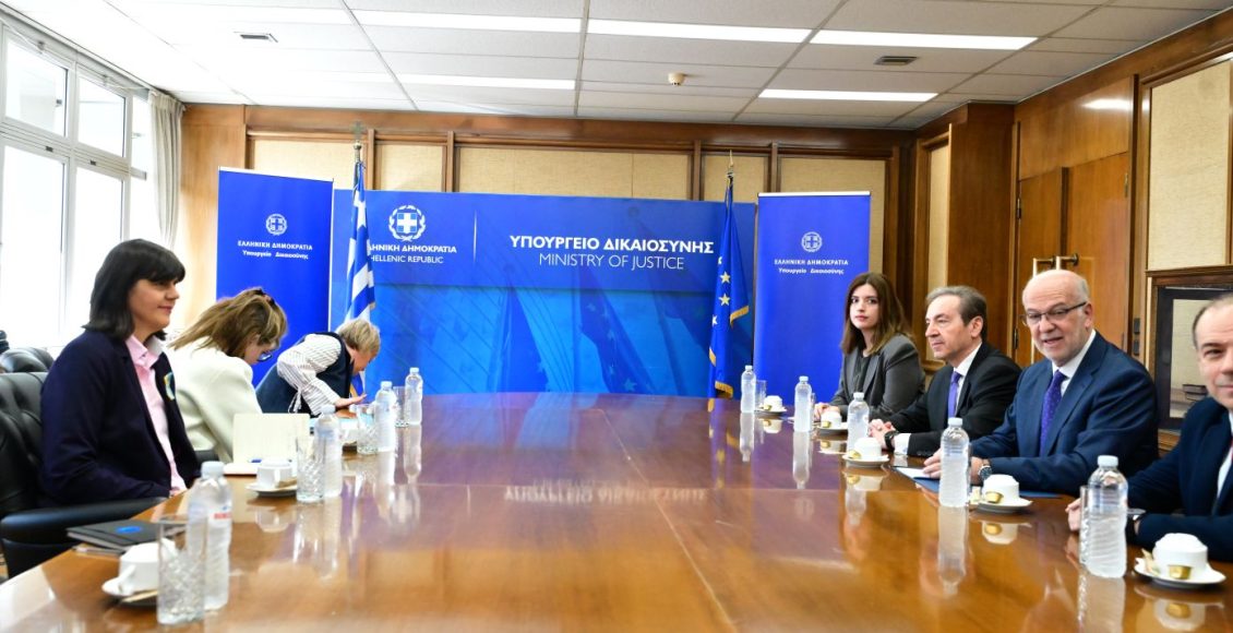Στο-υπουργείο-Δικαιοσύνης-η-επικεφαλής-της-Ευρωπαϊκής-Εισαγγελίας,-Λάουρα-Κοβέσι-–-Τετ-α-τετ-με-Φλωρίδη