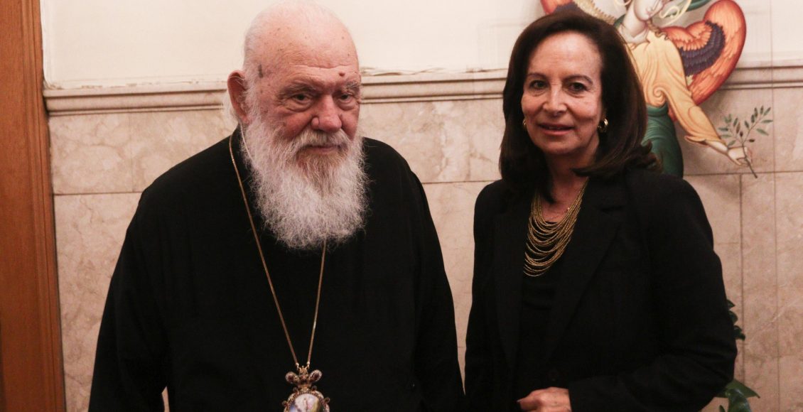Συνάντηση-Αρχιεπισκόπου-με-την-πρώην-Υπουργό-Άννα-Διαμαντοπούλου