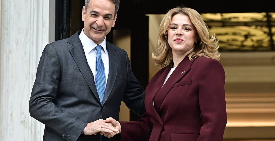 Ο-Μητσοτάκης-είδε-τη-Λετονή-ομόλογό-του:-«Μία-εξαιρετική-ευκαιρία-να-ενισχύσουμε-τους-δεσμούς-μας»