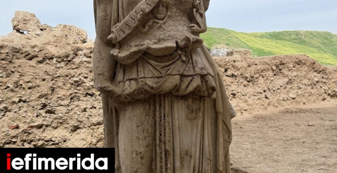 Αρχαιολόγοι-βρήκαν-στην-Τουρκία-εντυπωσιακό,-άθικτο-άγαλμα-της-θεάς-Αθηνάς-–-Δείτε-βίντεο,-φωτογραφίες