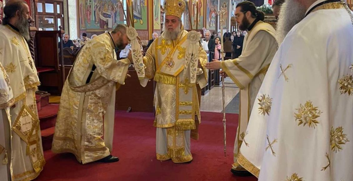 Ο-Μητροπολίτης-Κιτίου-στην-πανηγυρίζουσα-Ιερά-Μονή-Αγίου-Γεωργίου-Κοντού-στη-Λάρνακα