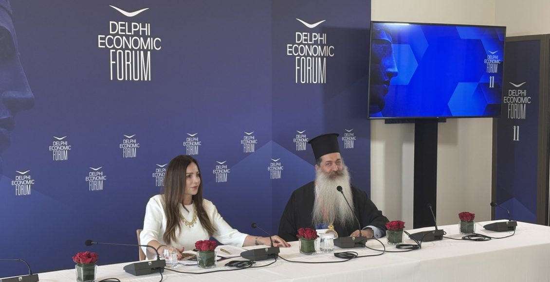 «Από-την-θνητότητα-στην-αθανασία»:-Ο-Μητροπολίτης-Φθιώτιδος-στο-Οικονομικό-Φόρουμ-των-Δελφών