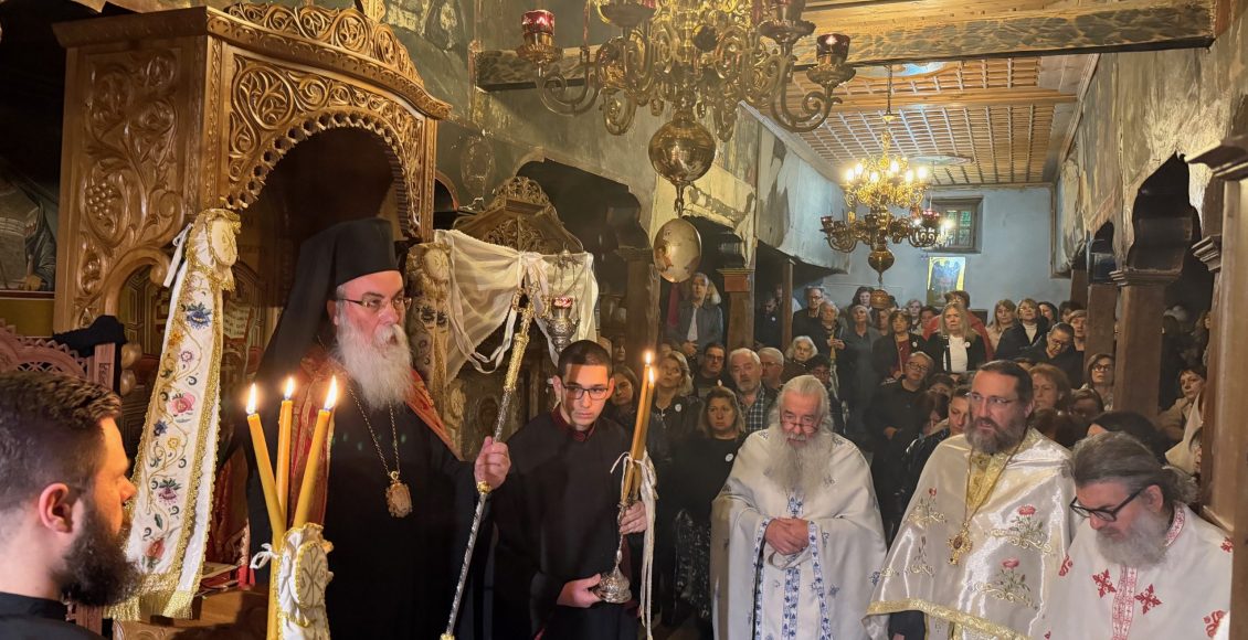 Ο-Μητροπολίτης-Κισάμου-στην-Ιερά-Μητρόπολη-Γουμενίσσης