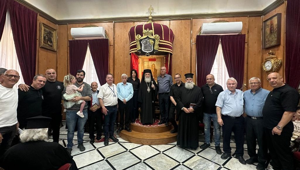 Επισκέψεις-στον-Πατριάρχη-Ιεροσολύμων-Θεόφιλο