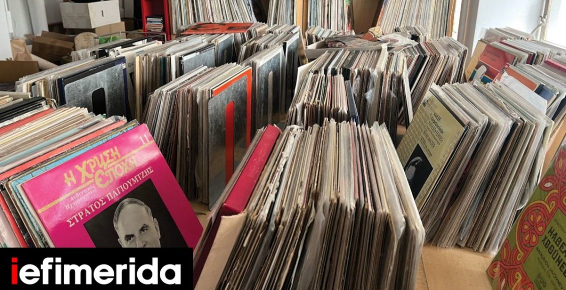 h-πύλη-του-εργοστασίου-της-columbia-στην-γκαλερί-citronne:-Δίσκοι-βινυλίου,-πικάπ,-ηχεία,-ό,τι-απέμεινε-[εικόνες]