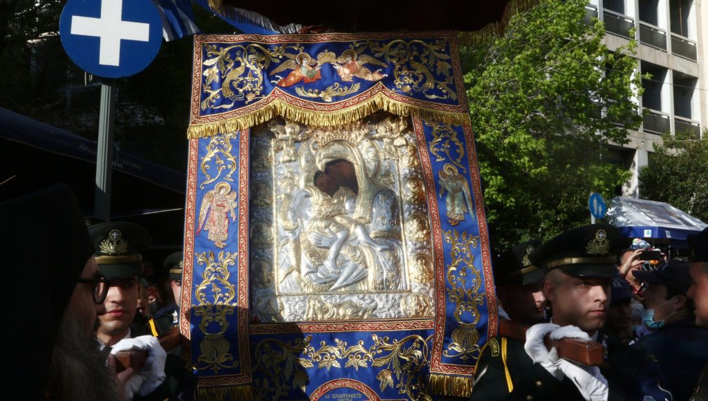 Υποδοχή-Ιεράς-Εικόνος-Παναγίας-«Άξιον-Εστί»-στο-Μεσολόγγι:-Απευθείας-μετάδοση-από-την-pemptousia-tv