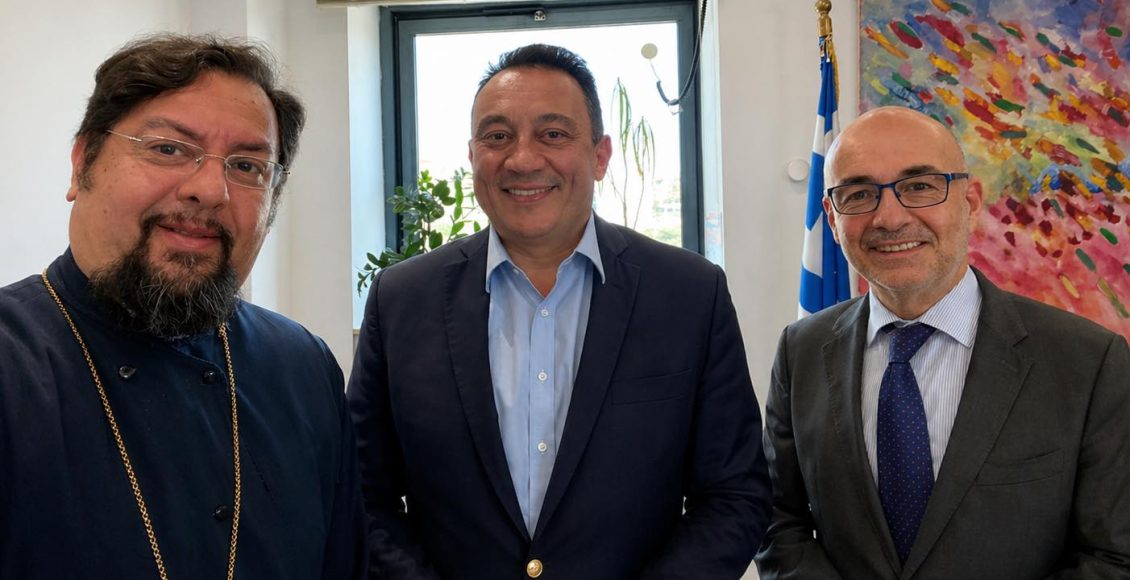Συνάντηση-Μητροπολίτη-Μπουένος-Άιρες-με-τον-Υφυπουργό-Παιδείας-Κώστα-Βλάση