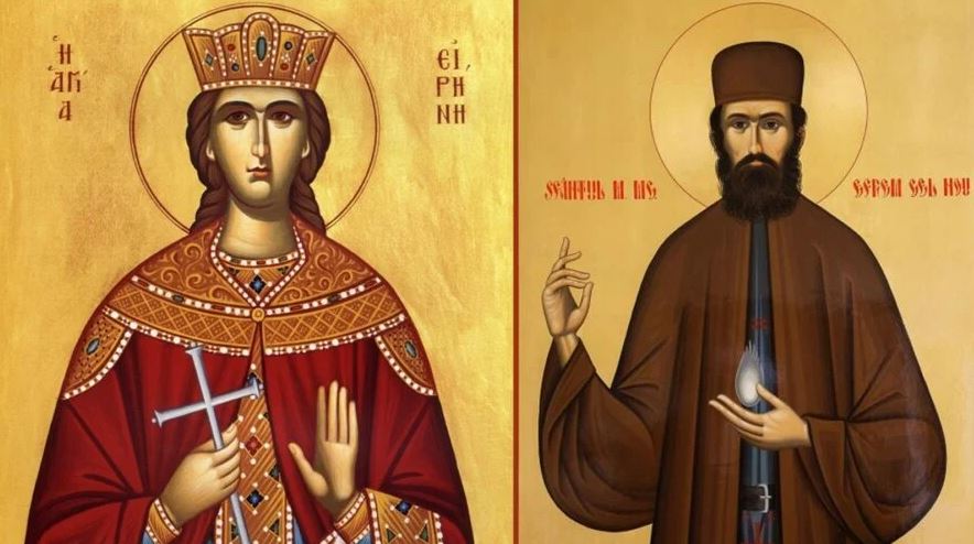 Χιλιάδες-Ρουμάνοι-φέρουν-τα-ονόματα-των-Αγίων-Ειρήνης-και-Εφραίμ