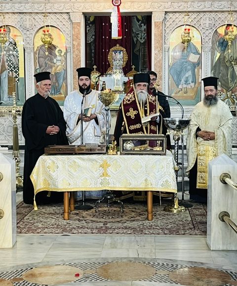 Ιστορικές-Στιγμές-για-τη-Γαστούνη:-Μόνιμη-Εγκατάσταση-Ιερών-Λειψάνων-από-το-Πατριαρχείο-Ιεροσολύμων