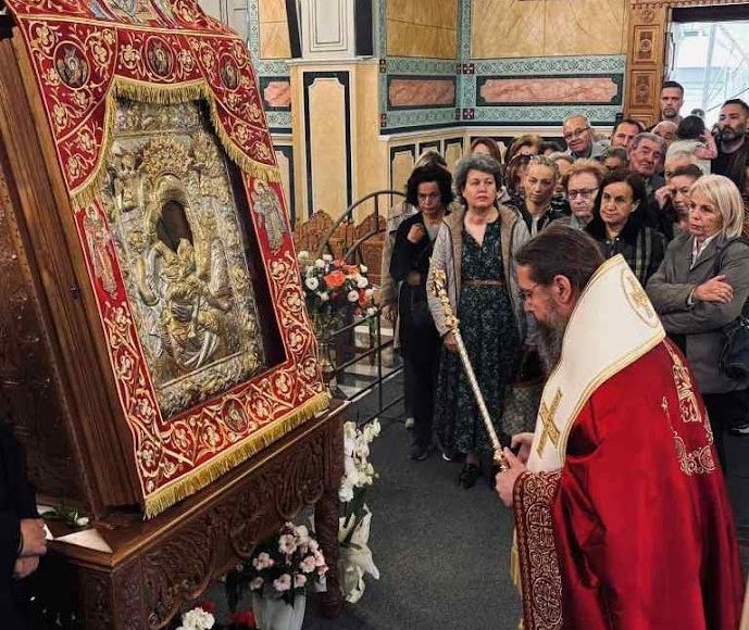 Έβδομη-ημέρα-του-προσκυνήματος-της-Παναγίας-«Άξιον-Εστί»-στην-ΙΠ.-Μεσολογγίου