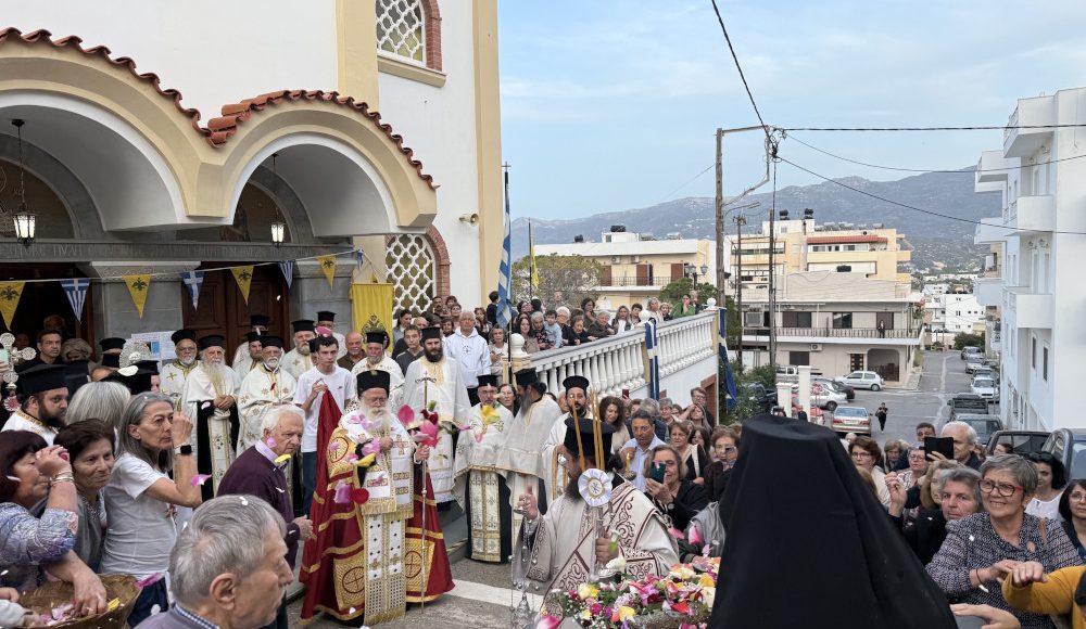 Υποδοχή-του-ιερού-λειψάνου-της-Αγίας-Μεγαλομάρτυρος-Φωτεινής-στον-ΙΝ.-Ευαγγελισμού-της-Θεοτόκου-Σητείας