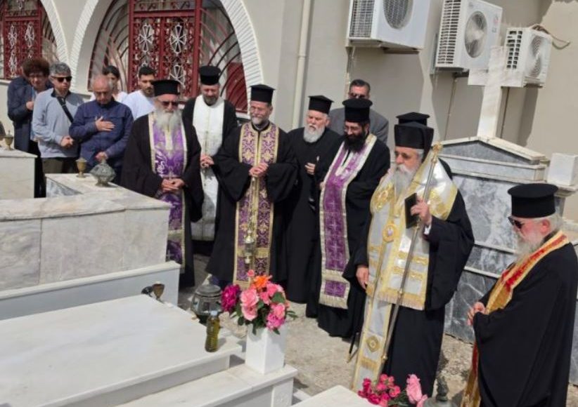Αρχιερατικό-Τρισάγιο-μακαριστών-Μητροπολιτών-Ηλείας-Γερμανού-Γκούμα-και-κυρού-Γερμανού-Παρασκευοπούλου