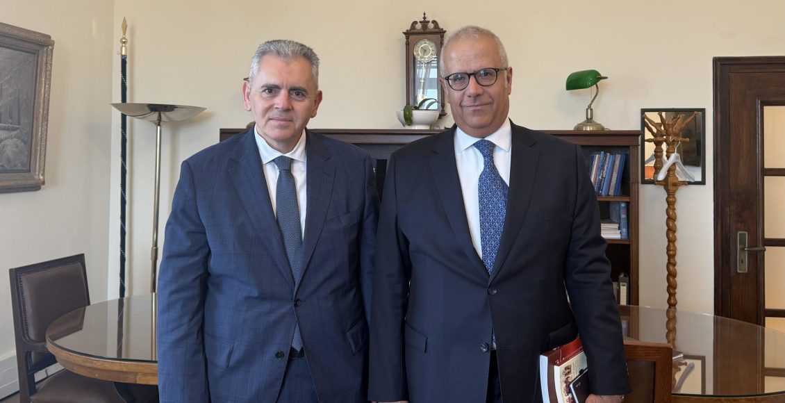 Συνάντηση-Μάξιμου-Χαρακόπουλου-με-τον-Πρέσβη-του-Λιβάνου-στην-Αθήνα