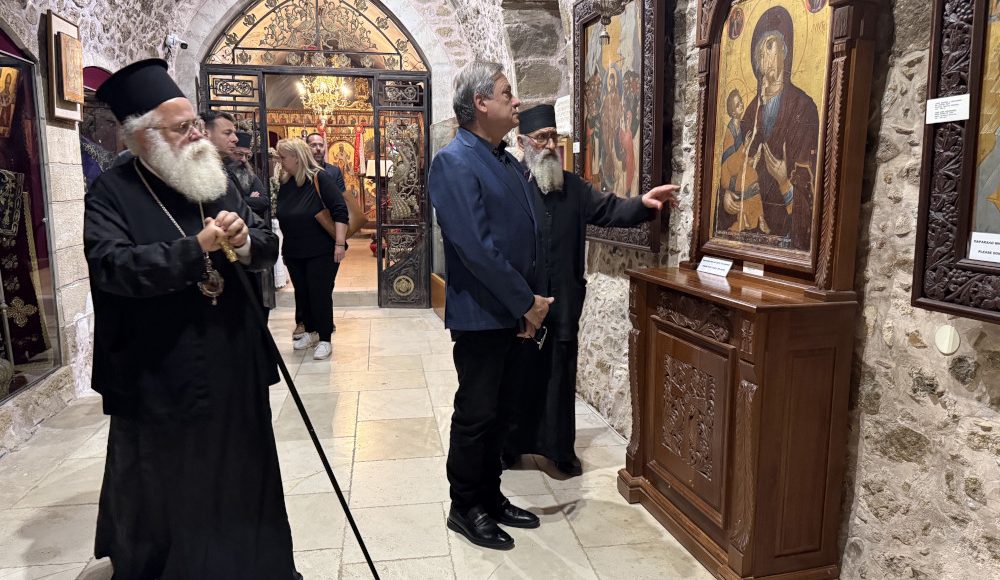 Επίσκεψη-του-Αρχηγού-ΓΕΑ-στην-Ιερά-Μονή-Τοπλού
