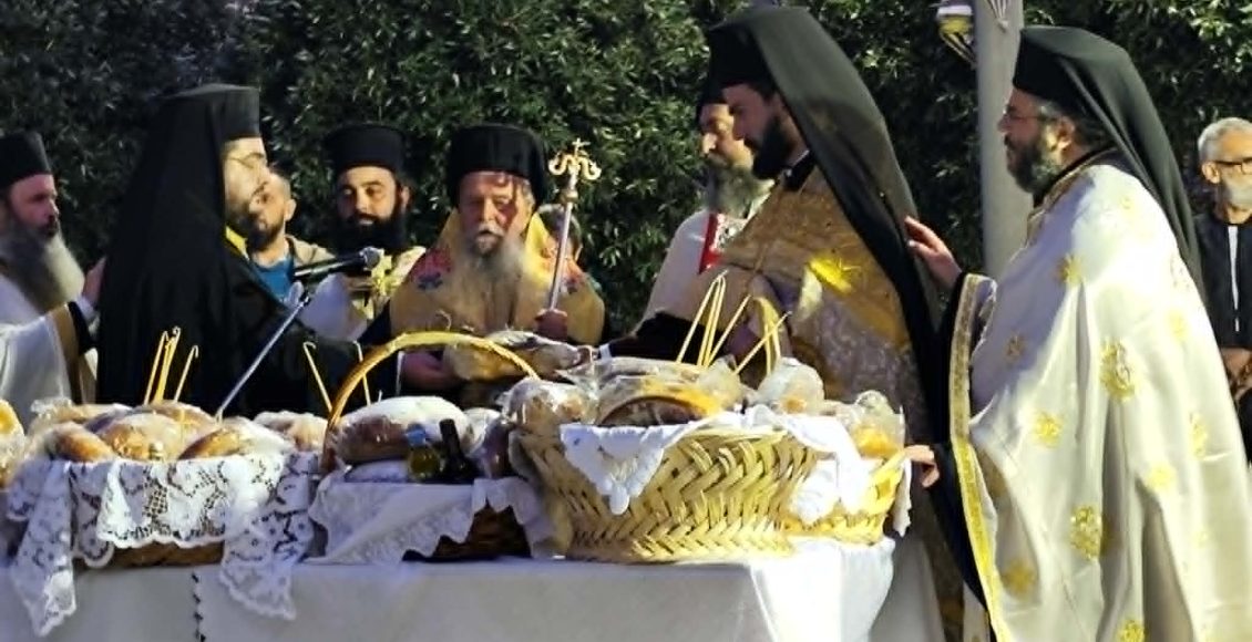 Ηθική-έξαρση-για-τους-ισαποστόλους-Αγία-Ελένη-και-Κωνσταντίνο,-στον-Άγιο-Κωνσταντίνο-Ελευσίνος