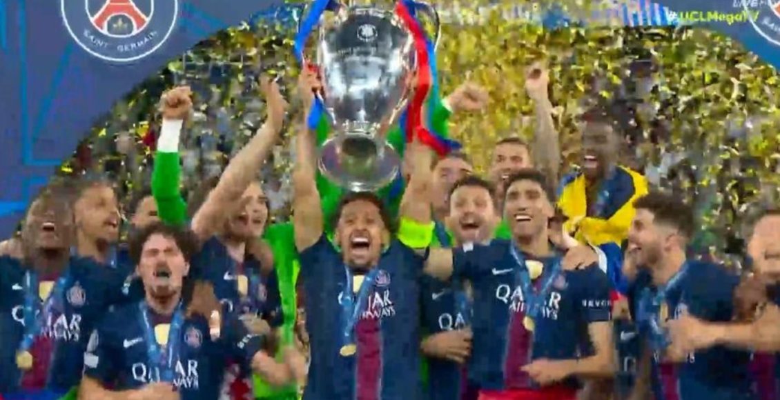champions-league:-Η-απονομή-του-τροπαίου-στην-πρωταθλήτρια-Ευρώπης-Παρί-Σεν-Ζερμέν
