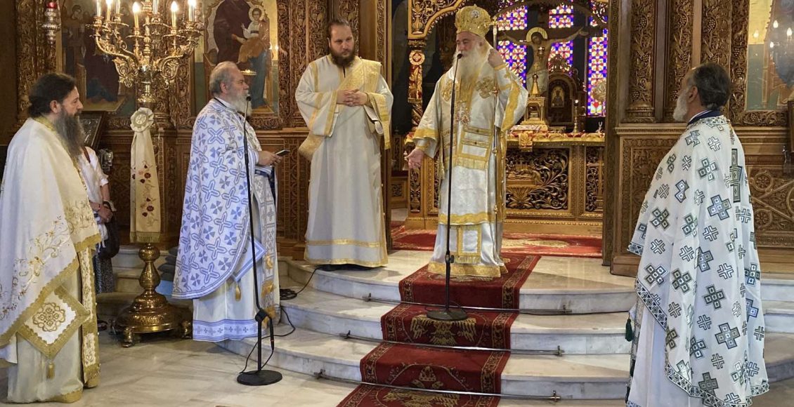 Ο-Μητροπολίτης-Κορίνθου-Παύλος-στη-Φανερωμένη-Χολαργού