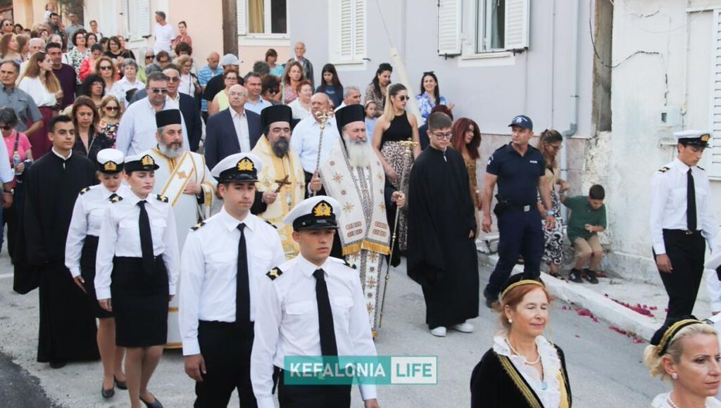 Ο-Μητροπολίτης-Καστορίας-στην-πανήγυρη-του-Αγίου-Παναγή-Μπασιά-στην-Κεφαλονιά