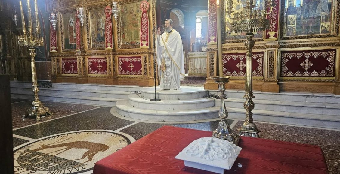 Θεία-Λειτουργία-και-μνημόσυνο-κατά-την-εορτή-του-Αγίου-Κυρίλλου-στην-Καισαριανή