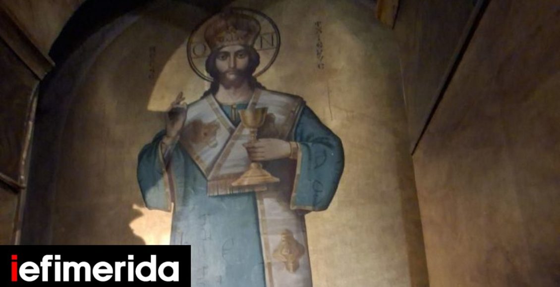 Μπήκαμε-στον-Ναό-που-αγιογράφησε-ο-Παρθένης:-Ιερές-μορφές-που-κόβουν-την-ανάσα-Πού-βρίσκεται,-δείτε-εικόνες