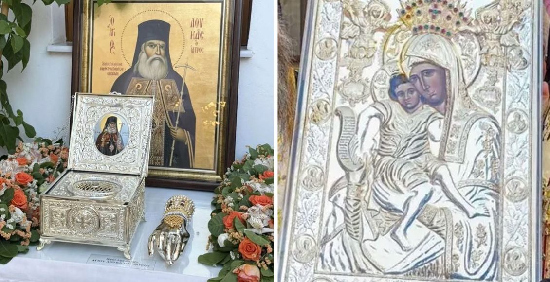 Η-Ιερά-Εικόνα-«Άξιον-Εστί»-και-το-Ιερό-Λείψανο-του-Αγίου-Λουκά-του-Ιατρού-τίθενται-σε-προσκύνηση-στο-Παρεκκλήσιο-των-Τριών-Ιεραρχών-στη-Ν.-Ιωνία