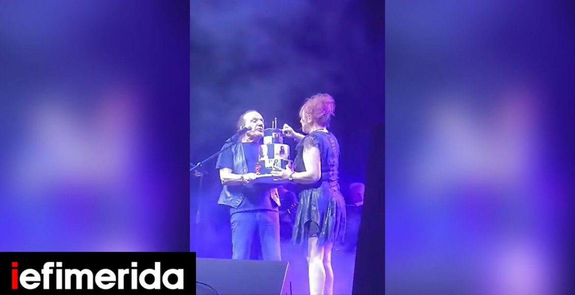 Παραλήρημα-στους-Βράχους-για-τον-Βασίλη-Παπακωνσταντίνου-Η-έκπληξη-της-Ράντου-για-τα-76α-γενέθλιά-του-[βίντεο]