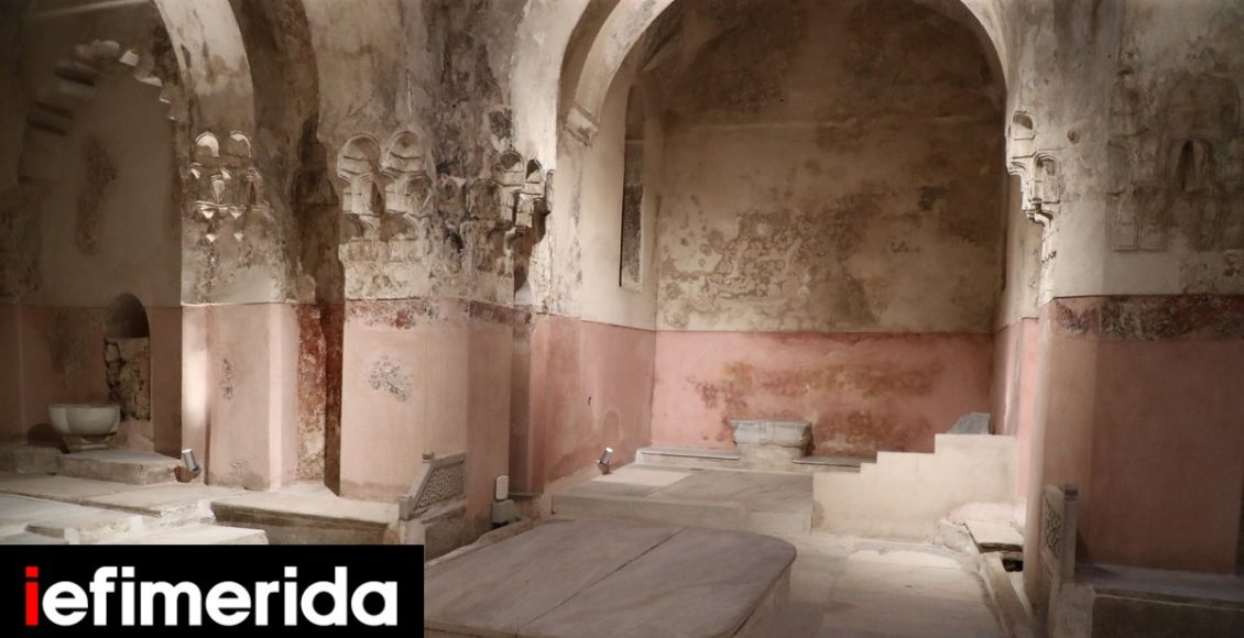Επισκέψιμο-το-μνημείο-Μπέη-Χαμάμ,-το-λουτρό-σύμβολο-της-Θεσσαλονίκης-Το-ίδρυσε-το-1444-ο-σουλτάνος-Μουράτ-Β’