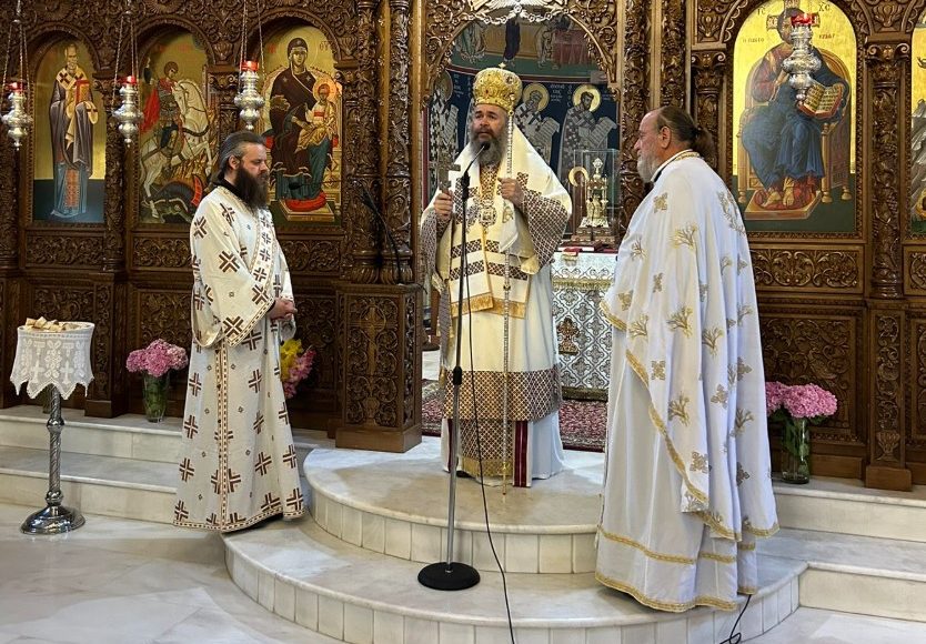 Ο-Μητροπολίτης-Φλωρίνης-στον-Ιερό-Ναό-Αγίου-Γεωργίου-Βεύης