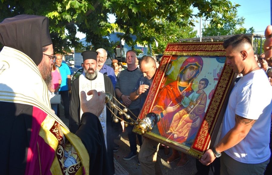 Η-Εικόνα-της-Παναγίας-του-Ασκού-στην-Ιερά-Μητρόπολη-Μαρωνείας-και-Κομοτηνής