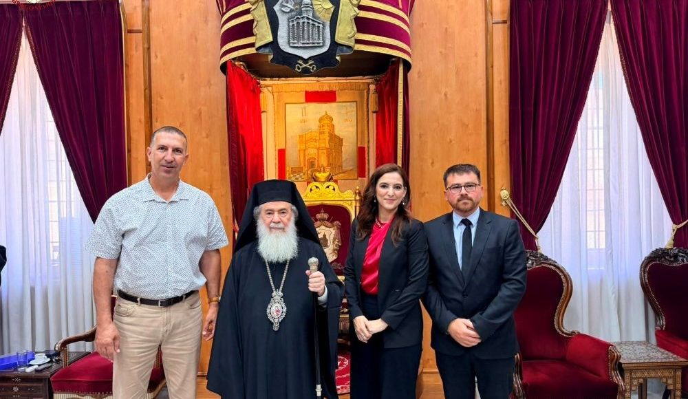 Στον-Πατριάρχη-Ιεροσολύμων-ο-ειδικός-απεσταλμένος-του-Ισραήλ-στον-Χριστιανικό-κόσμο