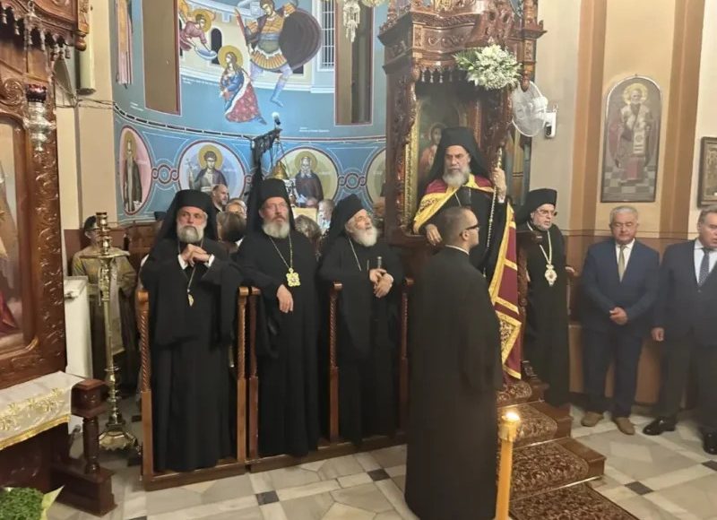 Πολυαρχιερατικός-Εσπερινός-της-Αγίας-Μαρίνας-στη-Λέρο