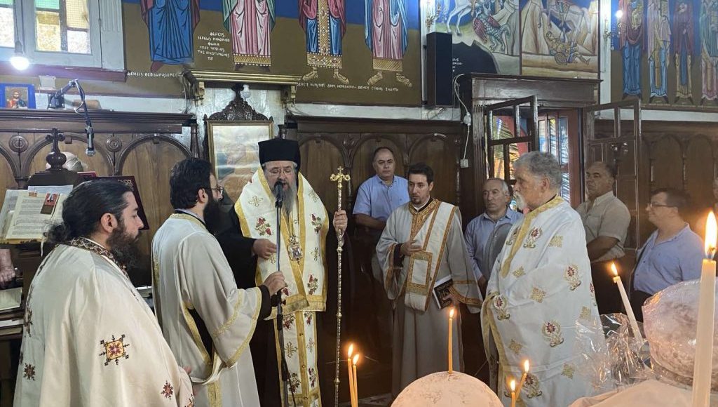 Ο-Πανηγυρικός-Εσπερινός-της-Αγίας-Μαρίνης-στον-ομώνυμο-Ιερό-Ενοριακό-Ναό-στον-Πόρο-Λευκάδος