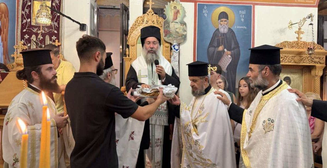 Ο-Μητροπολίτης-Ρεθύμνης-στον-πανηγυρίζοντα-Ιερό-Ναό-Αγίας-Μαρίας-Μαγδαληνής-Νέας-Μαγνησίας