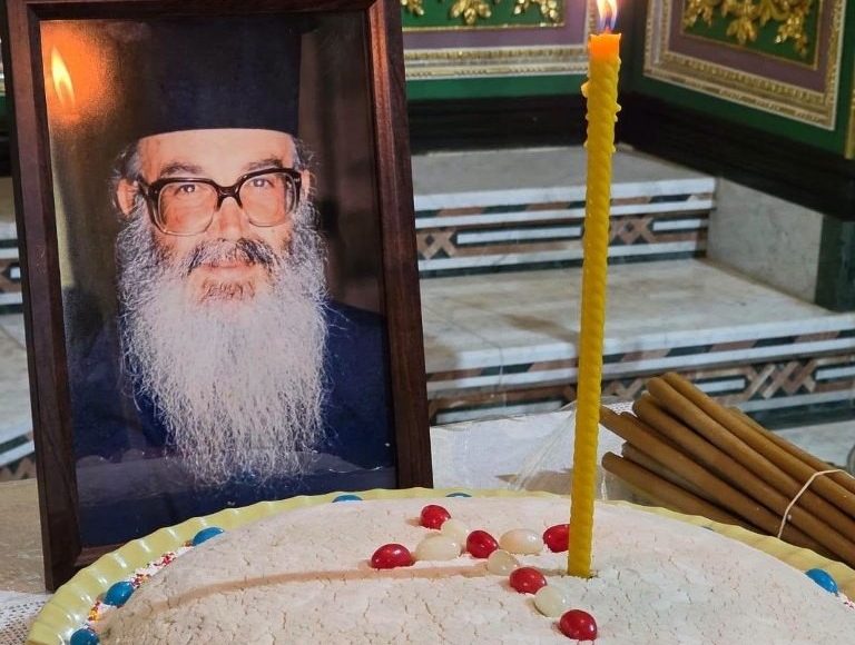 Το-40ημερο-μνημόσυνο-του-μακαριστού-Αγιοταφίτου-Ιλαρίωνος,-Ηγουμένου-της-Μονής-Θαβωρίου-Όρους
