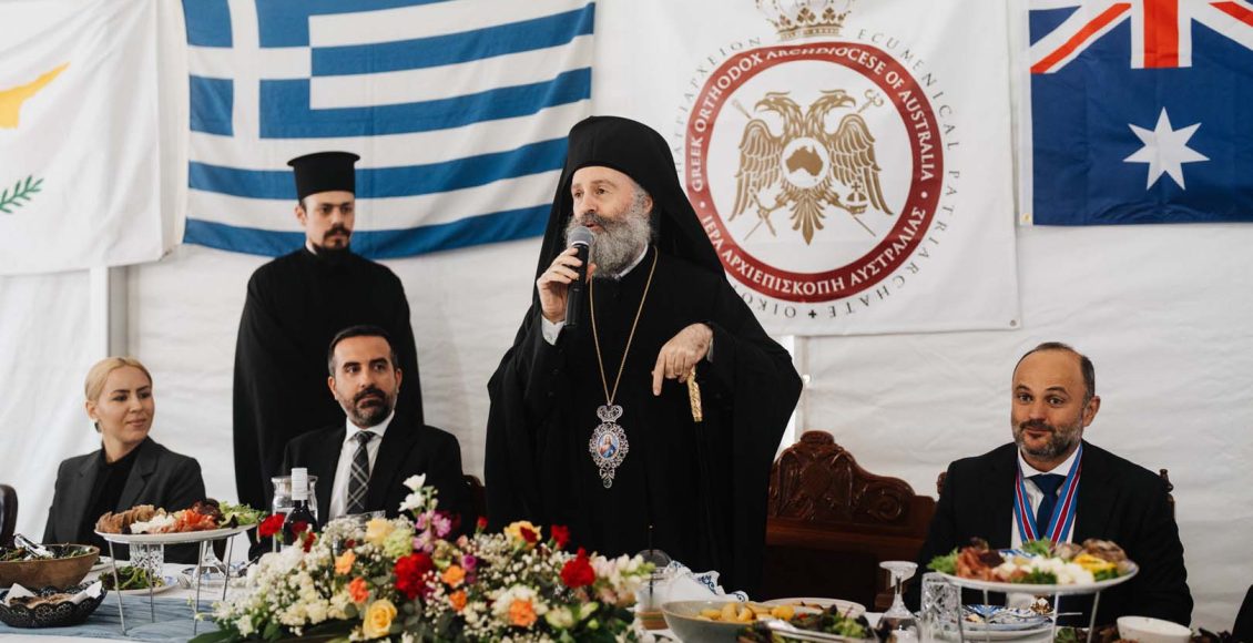 Λαμπρά-Πανήγυρις-της-Αγίας-Παρασκευής-στην-Ι.-Επισκοπή-Χώρας,-υπό-τον-Αρχιεπίσκοπο-Αυστραλίας