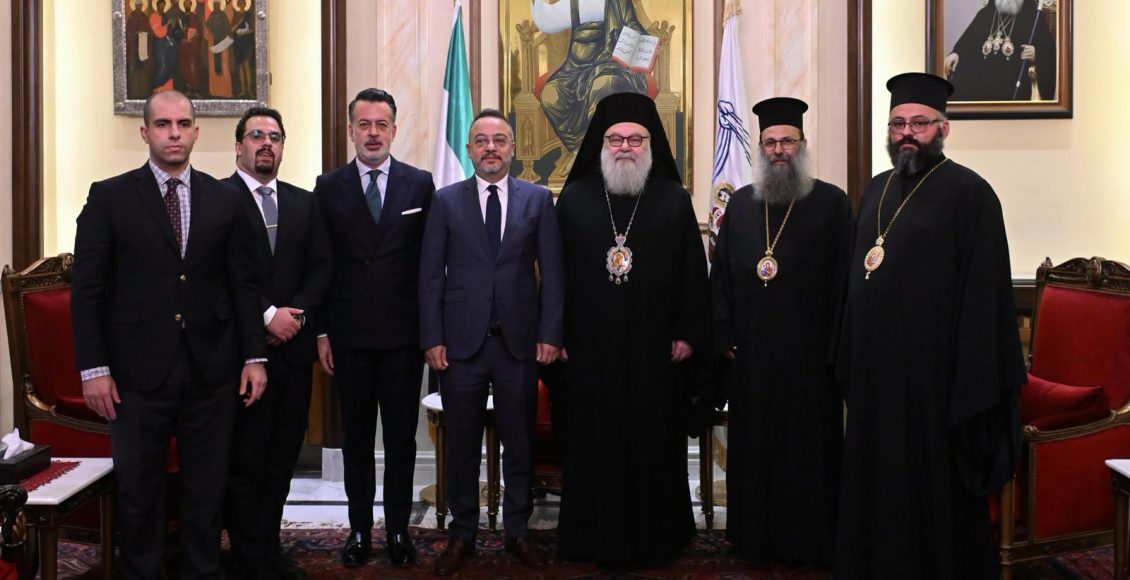 Ο-Πατριάρχης-Αντιοχείας-υποδέχθηκε-τον-Τούρκο-πρέσβη-στη-Συρία