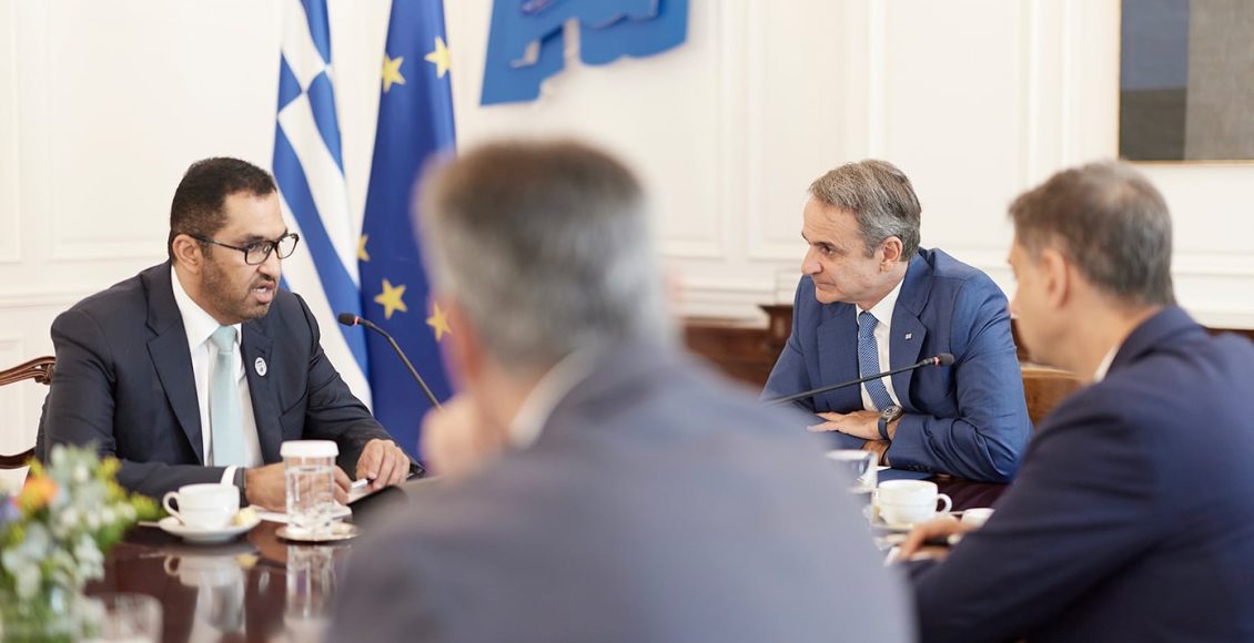 Συνάντηση-Μητσοτάκη-με-τον-υπουργό-Βιομηχανίας-και-Προηγμένης-Τεχνολογίας-των-ΗΑΕ