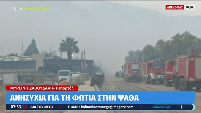 Βελτιωμένη-η-εικόνα-της-πυρκαγιάς-της-Δυτικής-Αττικής:-Από-Ψάθα-προς-Λούμπα-το-πιο-ενεργό-σημείο-–-Μάχη-με-διάσπαρτες-εστίες-και-αναζωπυρώσεις