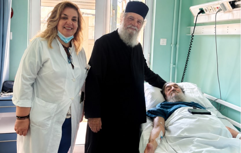 Στο-πλευρό-του-ασθενούς-Γέροντα-Χρυσοστόμου-το-Πατριαρχείο-Ιεροσολύμων