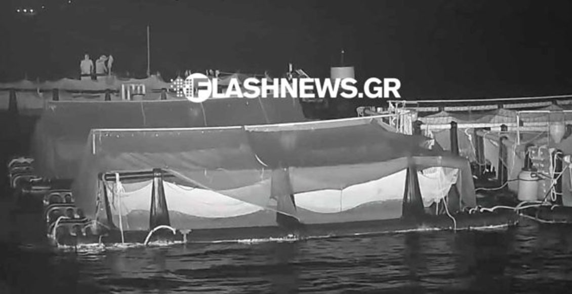 Βίντεο-από-την-«επιδρομή»-για-εκατοντάδες-κιλά-ψάρια-από-ιχθυοκαλλιέργια-στη-Σούδα-–-Βλέπουν-το-Λιμενικό-και-φεύγουν