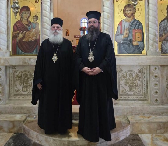 Συνάντηση-Μητροπολίτη-Κορυτσάς-με-τον-Μητροπολίτη-Πρέσπης-και-Πελαγωνίας